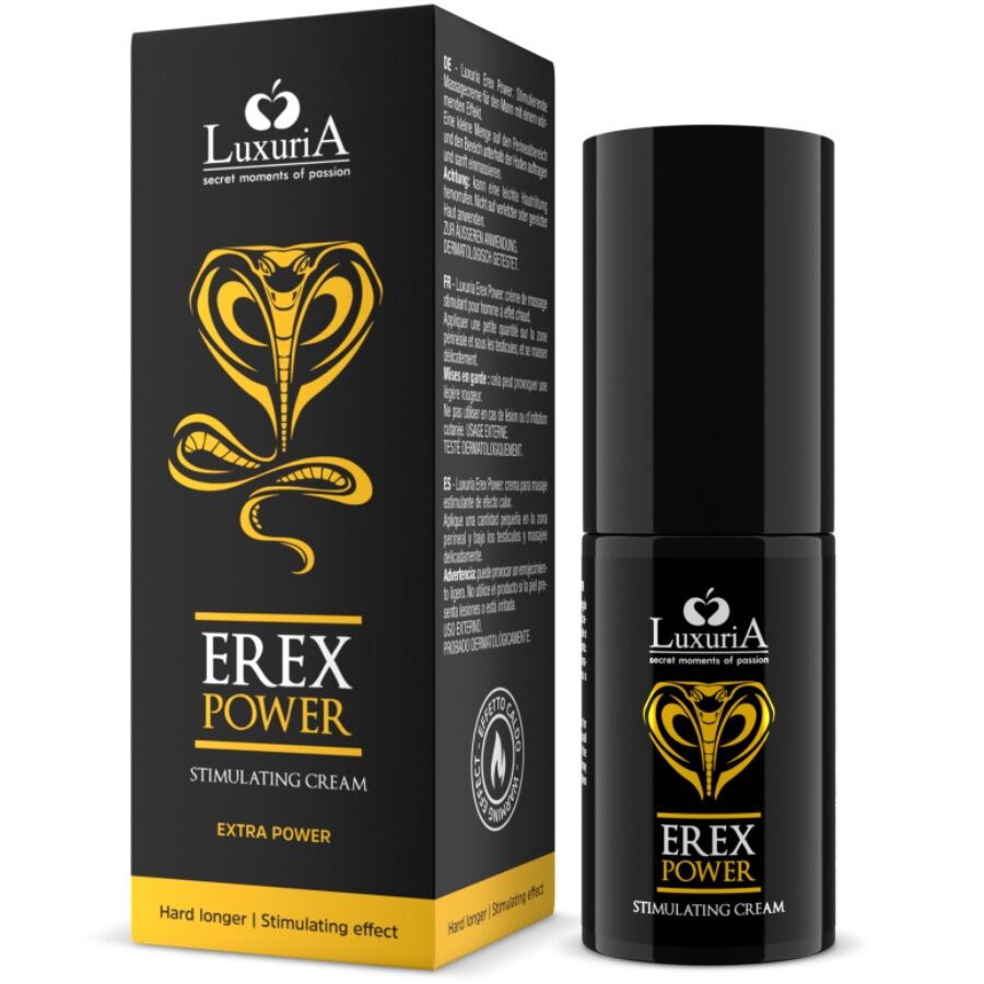 INTIMATELINE LUXURIA - EREX POWER HARD LNGERE PENISCREME 30 ML - Sexotim