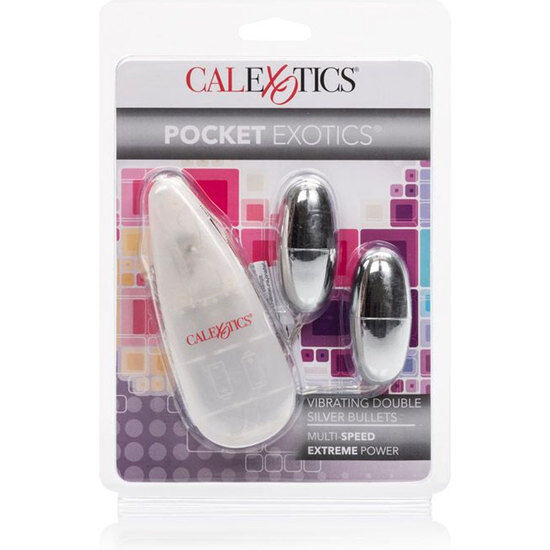 CALEXOTICS - VIBRIERENDE KUGELN SILBER DUO - Sexotim