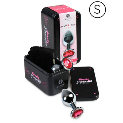 SECRETPLAY - ANALPLUG AUS ALUMINIUM, FUCHSIA, 7 CM - Sexotim