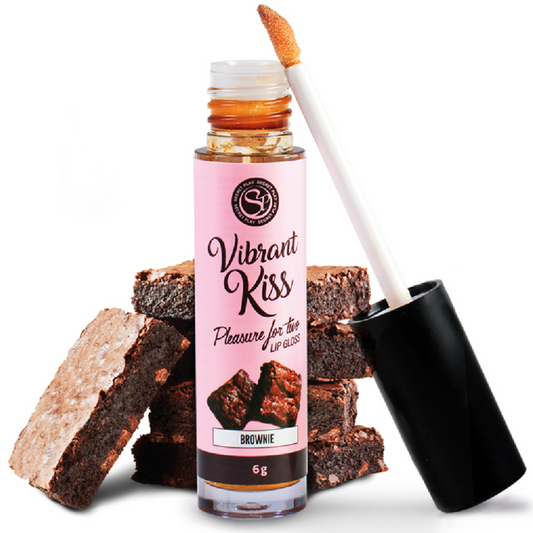 SECRETPLAY - LIPGLOSS VIBRANT KISS BROWNIE - Sexotim