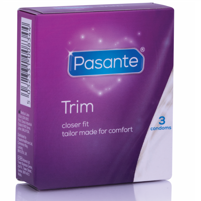 PASANTE - THIN TRIM MS DÜNNES KONDOM 3 EINHEITEN - Sexotim