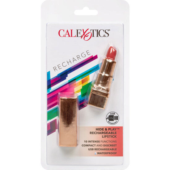 CALEXOTICS - BALA WIEDERAUFLADBARER LIPPENSTIFT HIDE & PLAY ROT - Sexotim