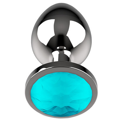 COQUETTE CHIC DESIRE - ANALPLUG METALLBLAU FARBE GRÖSSE L 4 X 9 CM - Sexotim