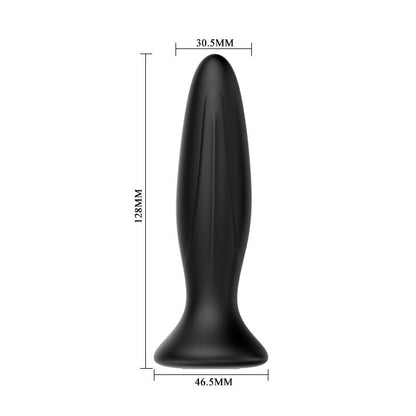 MR PLAY - WIEDERAUFLADBARER SCHWARZER VIBRATOR ANALSPLUG - Sexotim