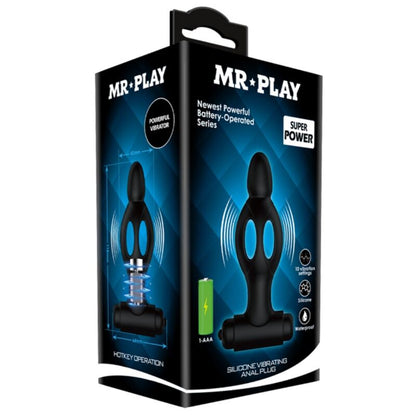 MR PLAY - SILIKON ANALSPLUG MIT VIBRATION - Sexotim