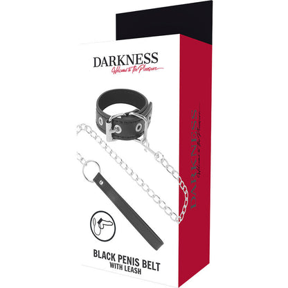 DARKNESS - PENISRING MIT RIEMEN - Sexotim