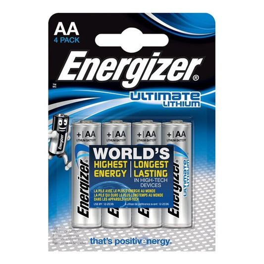 ENERGIZER - ULTIMATE LITHIUM AA L91 LR6 1,5V *4 - Sexotim