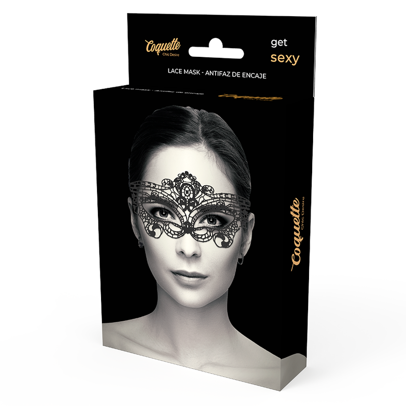 COQUETTE CHIC DESIRE - FEINE SCHWARZE SPITZENMASKE - Sexotim