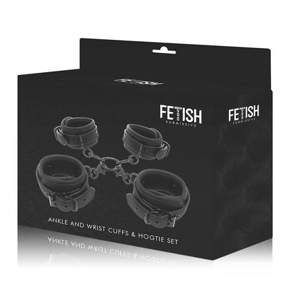 FETISH SUBMISSIVE - HAND- UND KNÖCHEL-HANDSCHELLEN-SET MIT NOPRENE-FUTTER - Sexotim