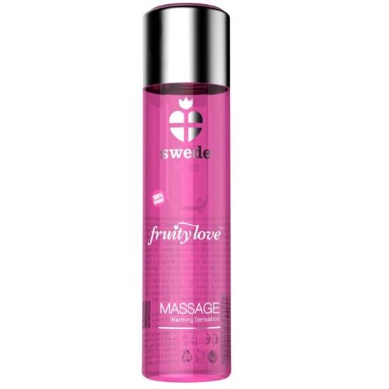 SWEDE - FRUITY LOVE MASSAGEÖL MIT WÄRMENDEM EFFEKT, ROSA GRAPEFRUIT MIT MANGO 60 ML - Sexotim