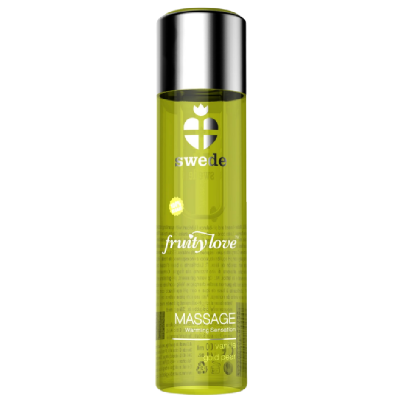 SWEDE - FRUITY LOVE MASSAGEÖL MIT WÄRMENDEM EFFEKT VANILLE UND GOLDBIRNE 120 ML - Sexotim