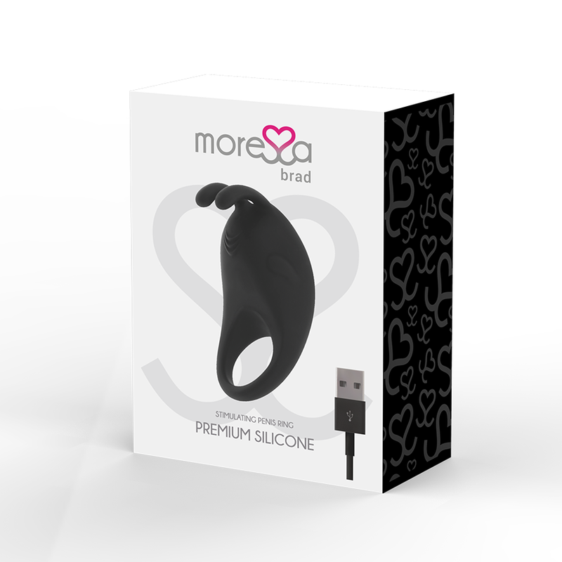 MORESSA - BRAD PREMIUM SILIKON WIEDERAUFLADBAR SCHWARZ - Sexotim