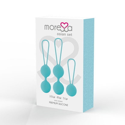 MORESSA - OSIAN SET PREMIUM TÜRKIS SILIKON - Sexotim
