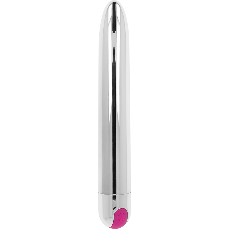 OHMAMA - WIEDERAUFLADBARER SILBERVIBRATOR 10 MODI 18,5 CM - Sexotim