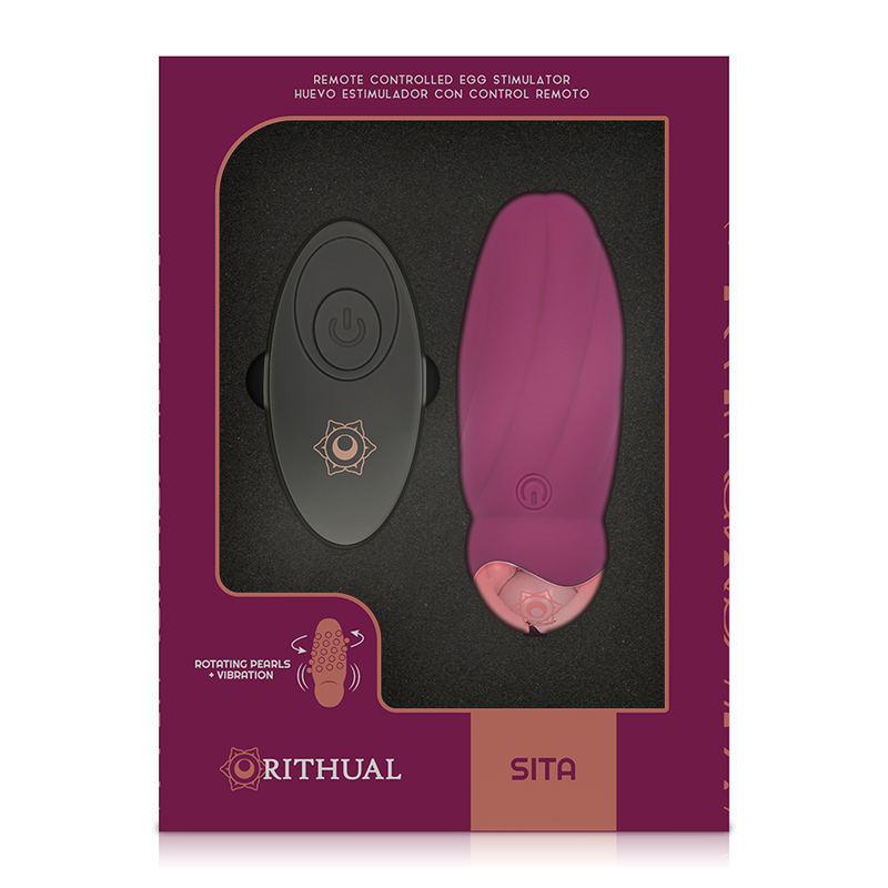 RITHUAL -SITA EGG FERNBEDIENUNG PERLENDREHUNG + VIBRATION - Sexotim