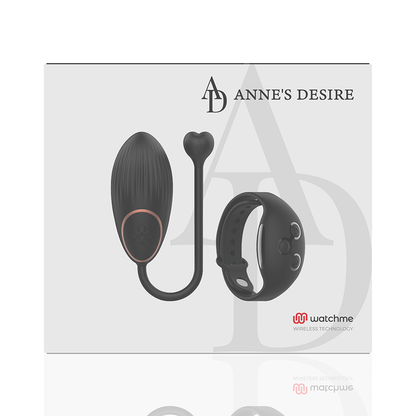 ANNE'S DESIRE - EGG FERNBEDIENUNGSTECHNOLOGIE WATCHME SCHWARZ - Sexotim