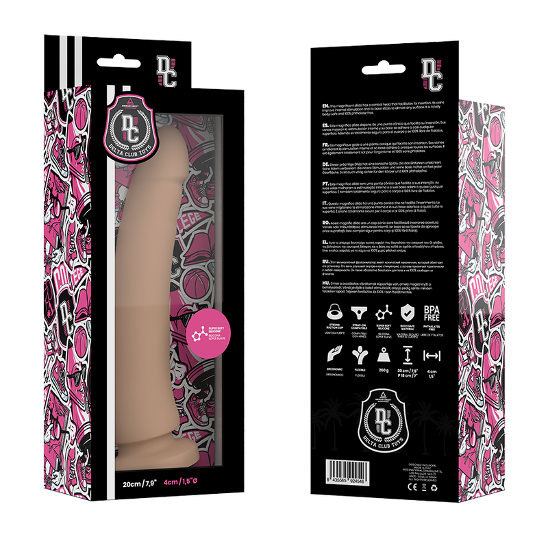 DELTA CLUB - TOYS NATÜRLICHER DILDO MEDIZINISCHES SILIKON 20 CM -O- 4 CM - Sexotim