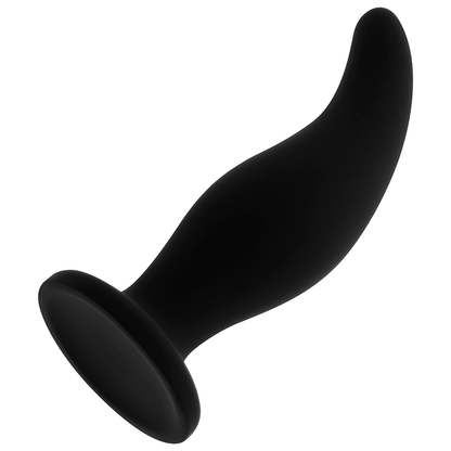 OHMAMA - GEBOGENER SILIKON-ANALSPlug P-Punkt 12 cm - Sexotim