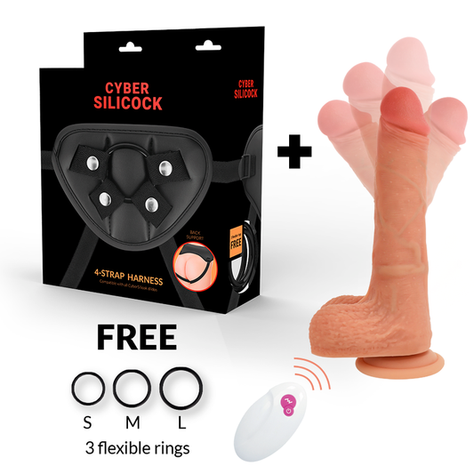 CYBER SILICOCK - STRAP-ON MR RICK FERNBEDIENUNG - Sexotim