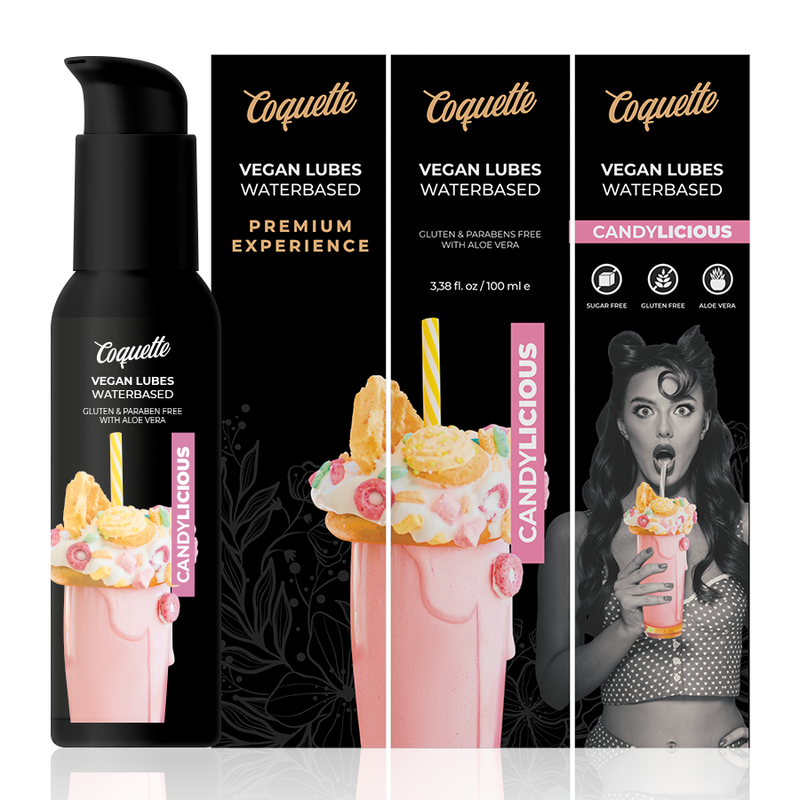 COQUETTE CHIC DESIRE - PREMIUM EXPERIENCE CANDYLICIOUS VEGANES GLEITMITTEL 100ML