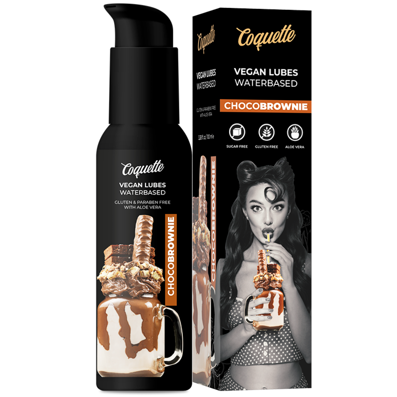 COQUETTE CHIC DESIRE - PREMIUM-ERLEBNIS 100 ML VEGANES GLEITMITTEL CHOCOBROWNIE - Sexotim