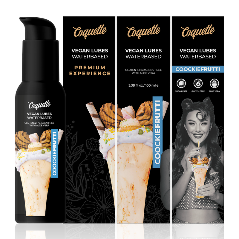 COQUETTE CHIC DESIRE - PREMIUM EXPERIENCE VEGANES GLEITMITTEL COOKIEFRUTTI 100ML - Sexotim