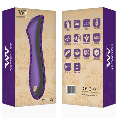 WOMANVIBE - MANDY "K" PUNKT SILIKON AUFLADBARER VIBRATOR - Sexotim