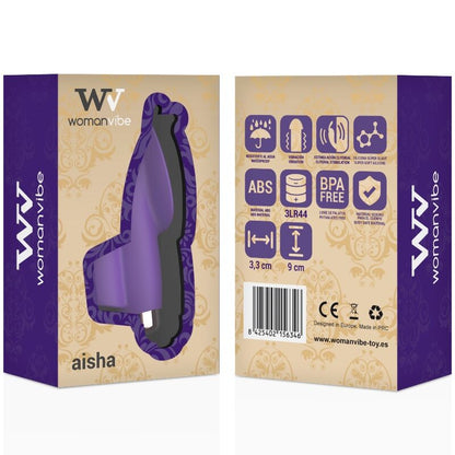 WOMANVIBE - FRAU AISHA SILICONE STIMULATOR FINGER - Sexotim