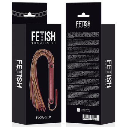 FETISH SUBMISSIVE DARK ROOM - PEITSCHE AUS VEGANEM LEDER - Sexotim