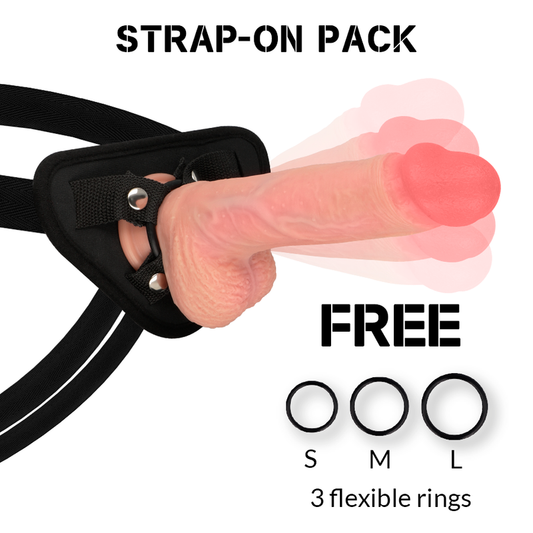 ROCKARMY - GURT + HAWK-ROTATOR UND VIBRATOR 22 CM -O- 4.6 CM - Sexotim