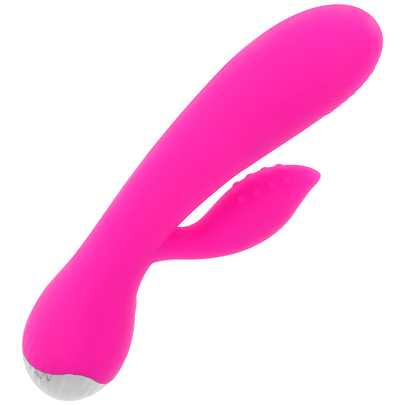 OHMAMA - WIEDERAUFLADBARER VIBRATOR MIT KANINCHEN 10 VIBRATIONSMODI 19 CM - Sexotim