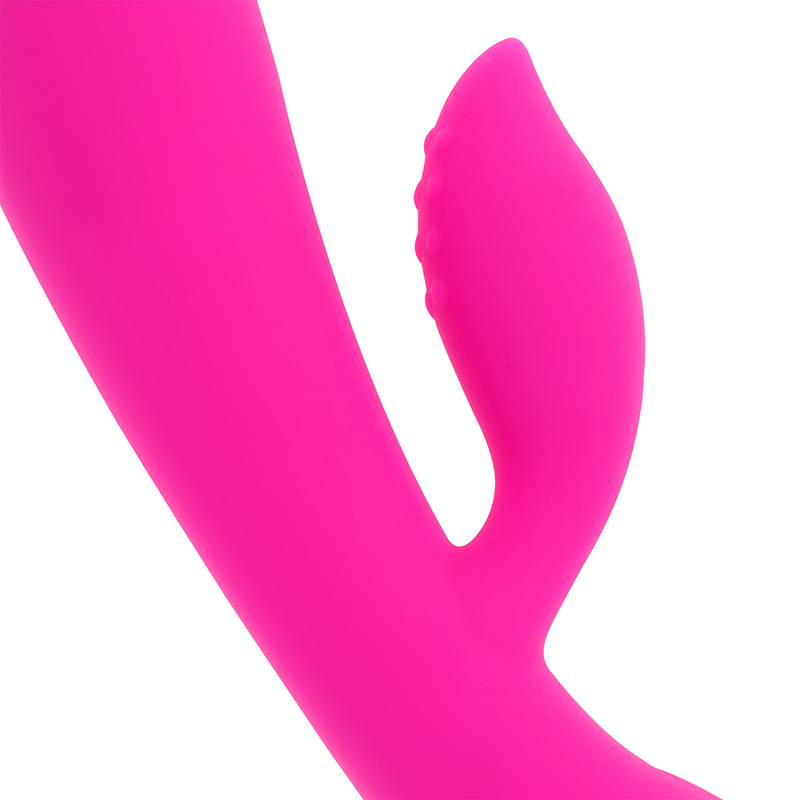 OHMAMA - WIEDERAUFLADBARER VIBRATOR MIT KANINCHEN 10 VIBRATIONSMODI 19 CM - Sexotim