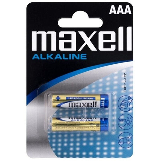 MAXELL - ALKALINBATTERIE AAA LR03 BLISTER * 2 - Sexotim