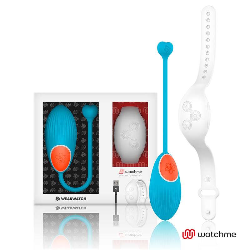 WEARWATCH - WATCHME-TECHNOLOGIE FERNBEDIENUNG EGG BLUE / NIVEO - Sexotim