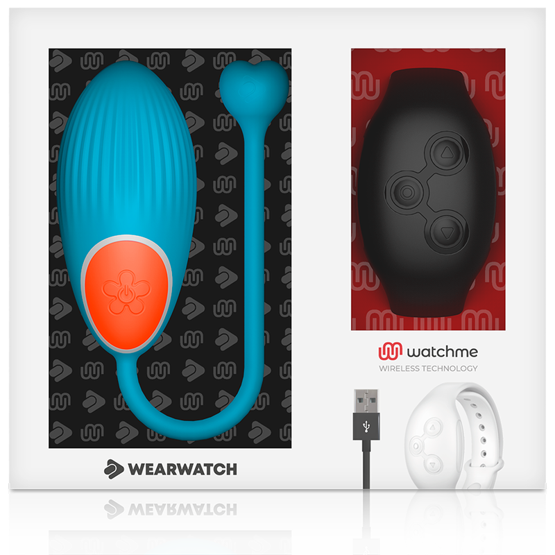 WEARWATCH - WATCHME-TECHNOLOGIE FERNBEDIENUNG EGG BLUE / JET - Sexotim