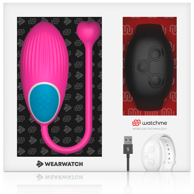 WEARWATCH - WATCHME-TECHNOLOGIE FERNBEDIENUNG EGG FUCHSIA / JET - Sexotim