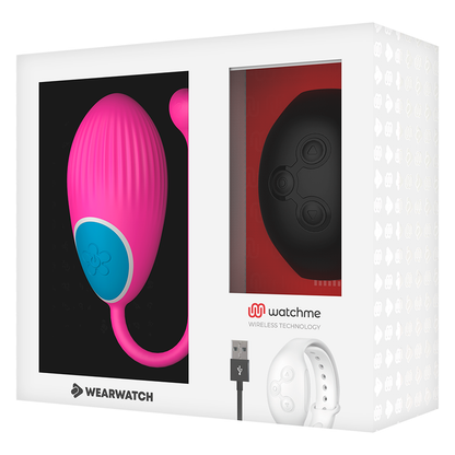 WEARWATCH - WATCHME-TECHNOLOGIE FERNBEDIENUNG EGG FUCHSIA / JET - Sexotim