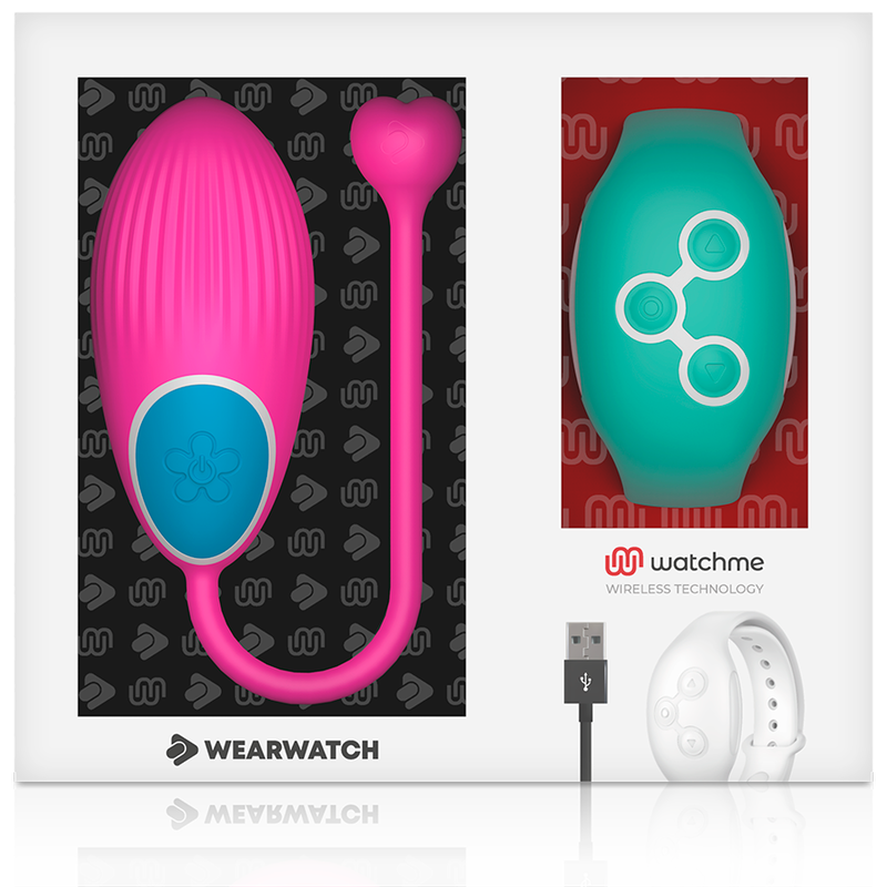 WEARWATCH - WATCHME-TECHNOLOGIE FERNBEDIENUNG EI FUCHSIA / MEERWASSER - Sexotim