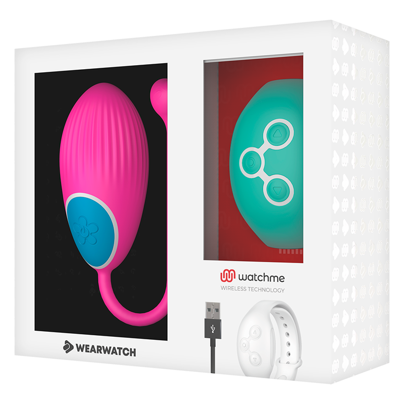 WEARWATCH - WATCHME-TECHNOLOGIE FERNBEDIENUNG EI FUCHSIA / MEERWASSER - Sexotim