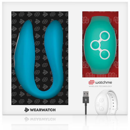 WEARWATCH - DUAL-TECHNOLOGIE-WATCHME-VIBRATOR INDIGO/MEERWASSER - Sexotim