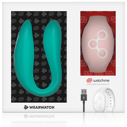 WEARWATCH - WATCHME DUAL TECHNOLOGY VIBRATOR MEERWASSER / ROSA - Sexotim