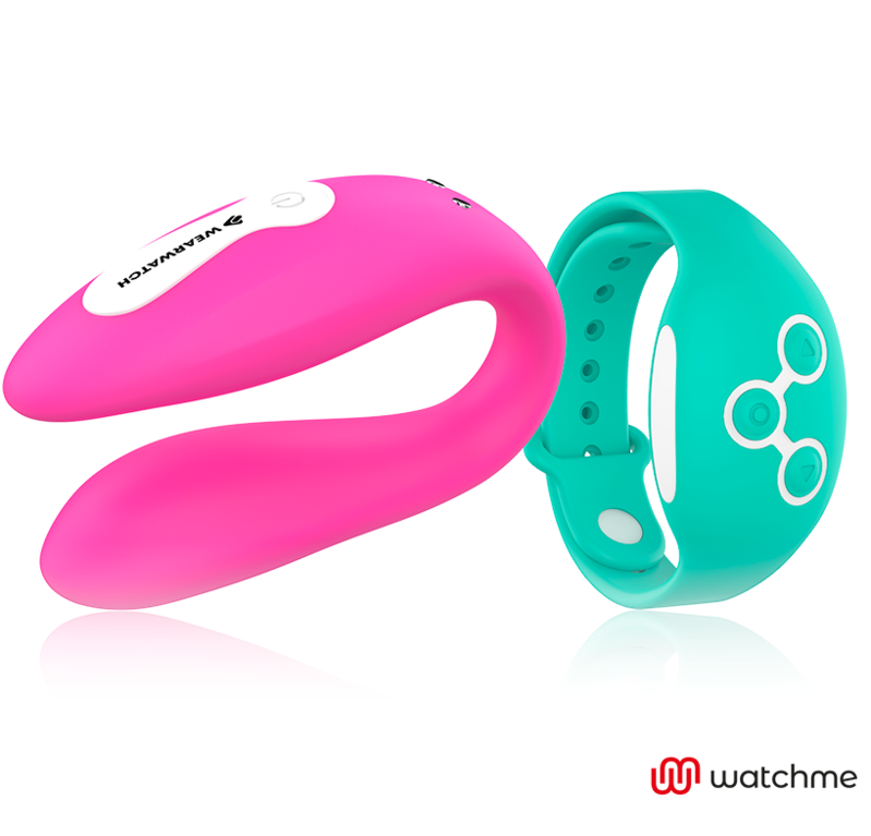 WEARWATCH - DUAL-TECHNOLOGIE-WATCHME-VIBRATOR FUCHSIA / MEERWASSER - Sexotim