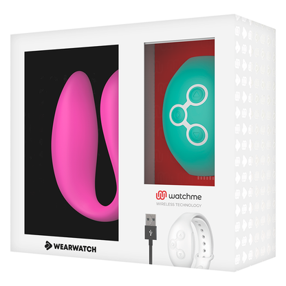 WEARWATCH - DUAL-TECHNOLOGIE-WATCHME-VIBRATOR FUCHSIA / MEERWASSER - Sexotim