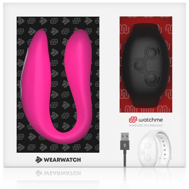 WEARWATCH - WATCHME DUAL TECHNOLOGY VIBRATOR FUCHSIA/AZABACHE - Sexotim