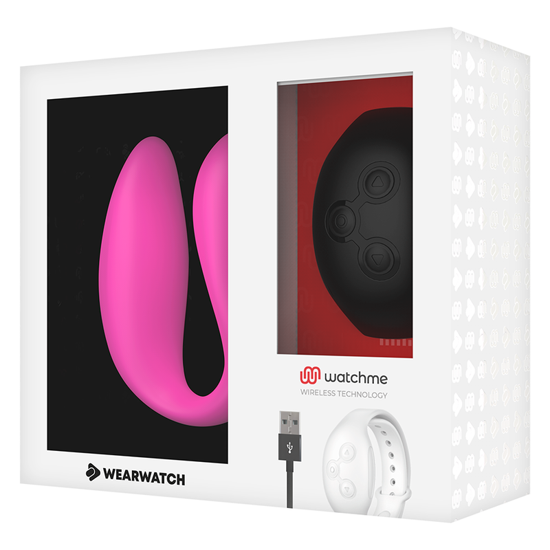 WEARWATCH - WATCHME DUAL TECHNOLOGY VIBRATOR FUCHSIA/AZABACHE - Sexotim