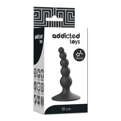 ADDICTED TOYS - ANAL SEXUELLER PLUG 10 CM SCHWARZ - Sexotim