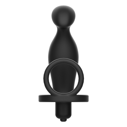 ADDICTED TOYS - ANALPLUG MIT SCHWARZEM SILIKONRING 12 CM - Sexotim