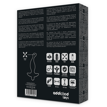 ADDICTED TOYS - ANALMASSAGER MIT SCHWARZER VIBRATIONMODELL 1 - Sexotim