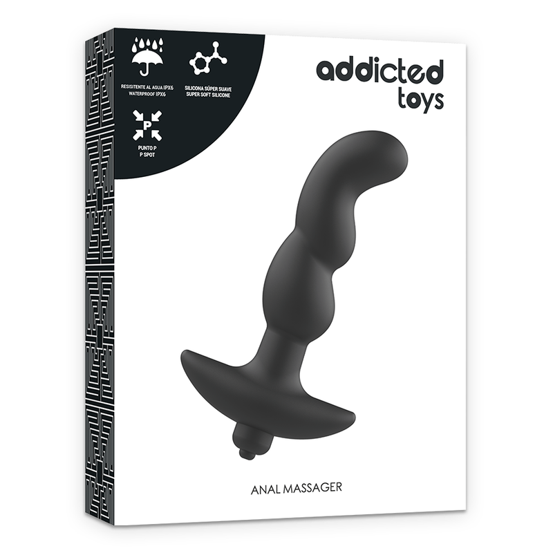 ADDICTED TOYS - ANALMASSAGER MIT SCHWARZER VIBRATION. MODELL 2 - Sexotim